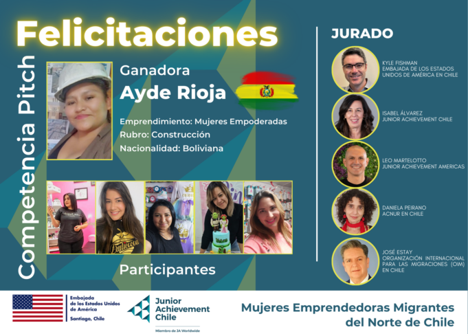 Migrante emprendedora constructora triunfa con novedoso proyecto.